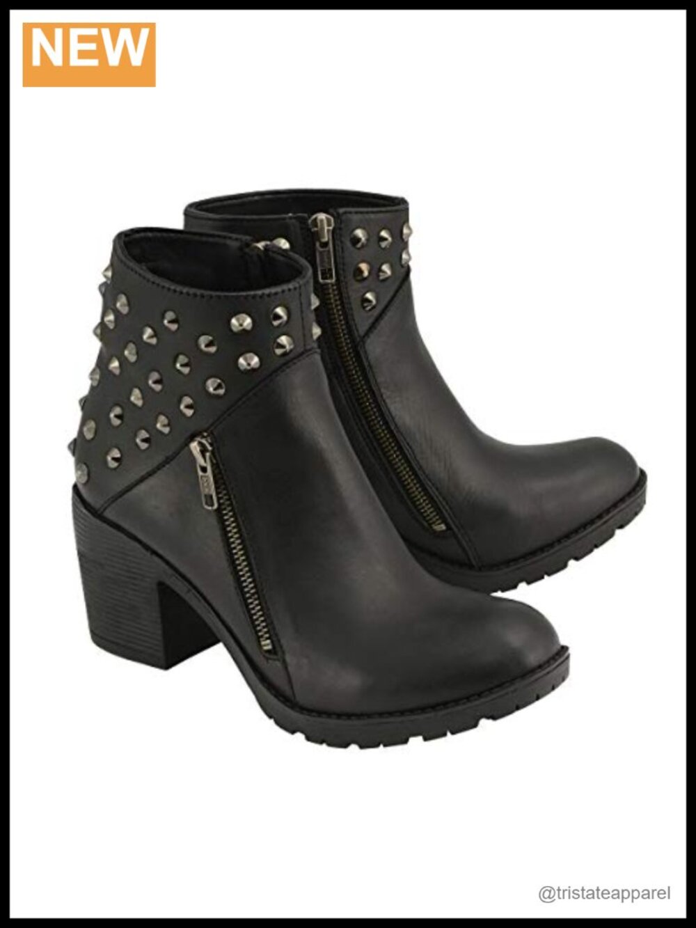 Faux Leather Mid-Calf Boots with Platform Heel and Side Zipper